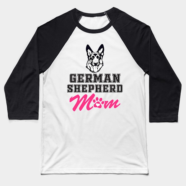 German Shepherd mom Baseball T-Shirt by Work Memes